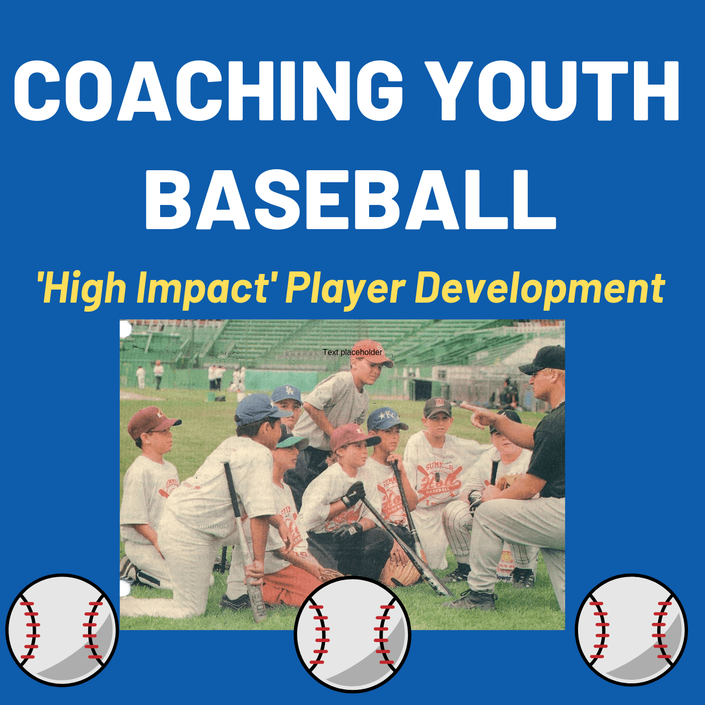 Coaching Youth Baseball podcast artwork