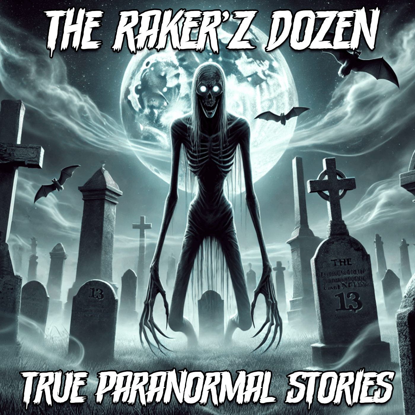 The Raker'z Dozen: True Paranormal Stories podcast artwork