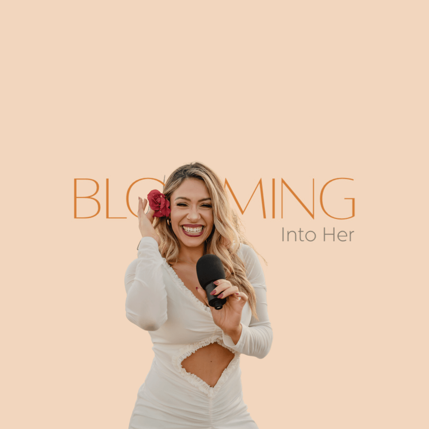 Blooming Into Her podcast artwork