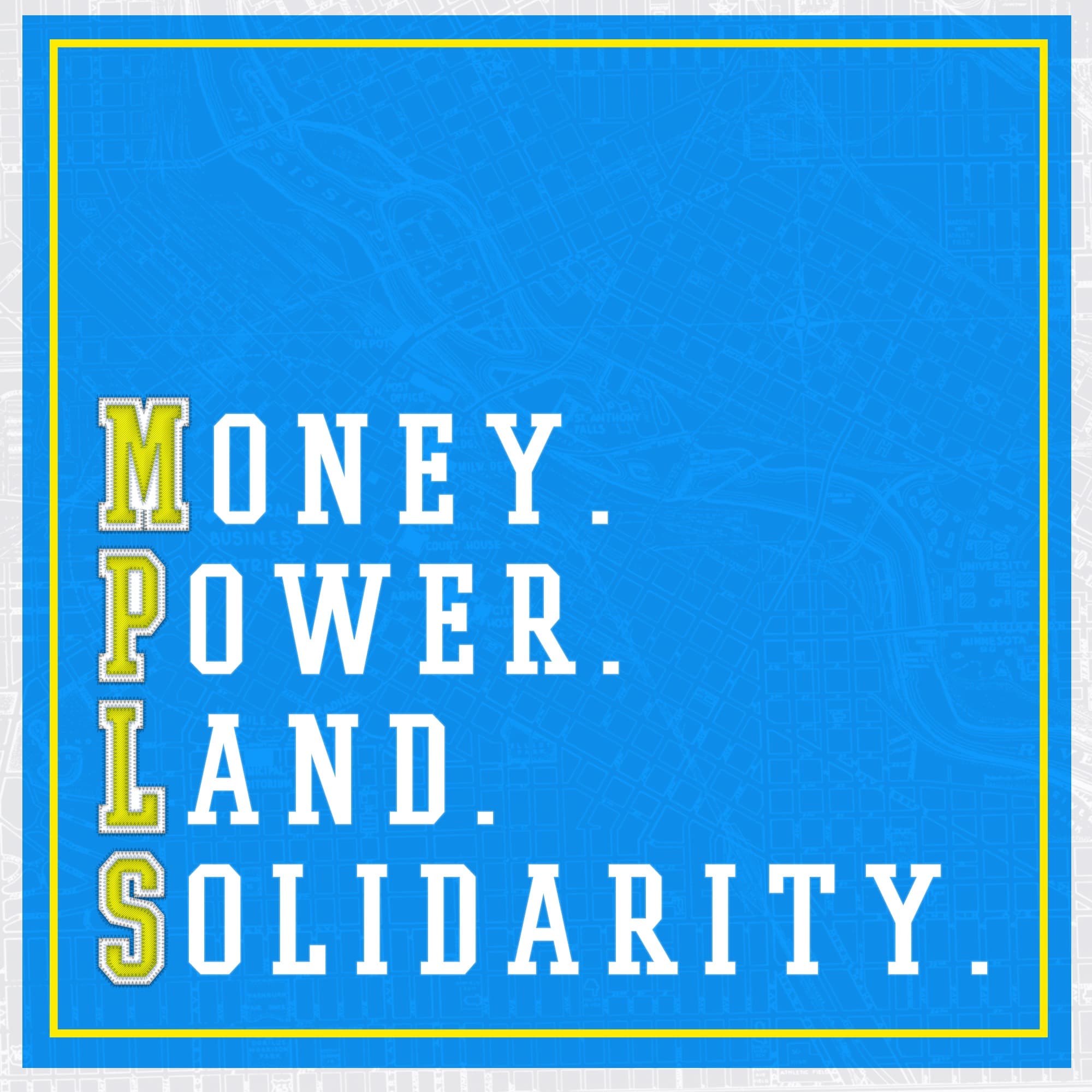 money.power.land.solidarity. podcast artwork