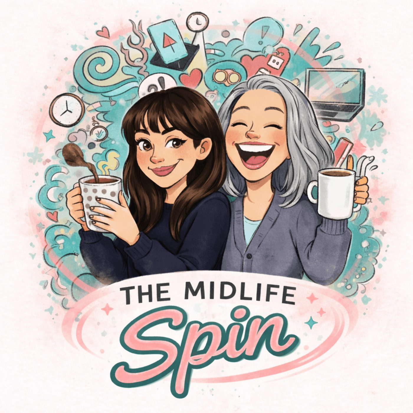 The Midlife Spin podcast artwork