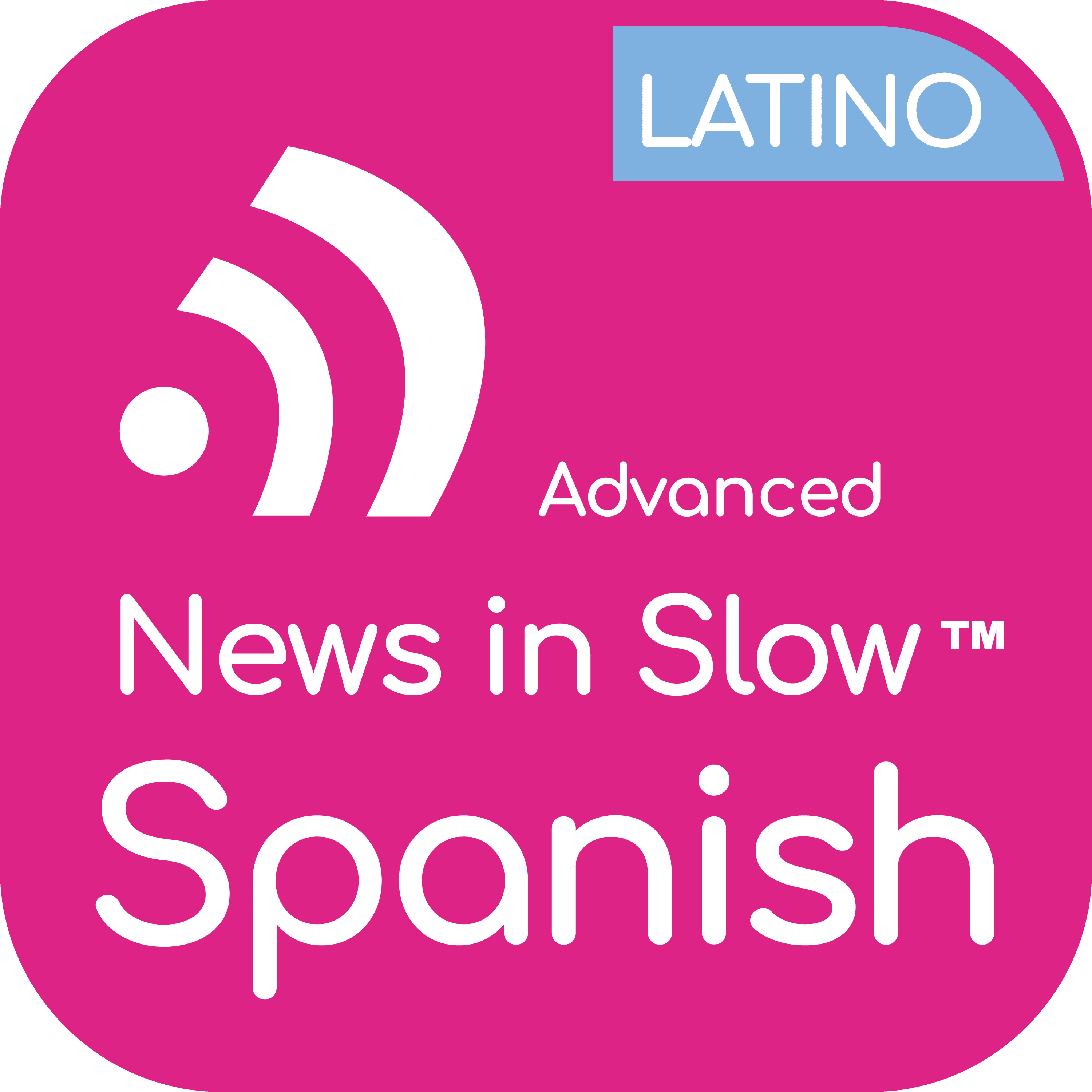 Advanced Spanish Latino podcast artwork