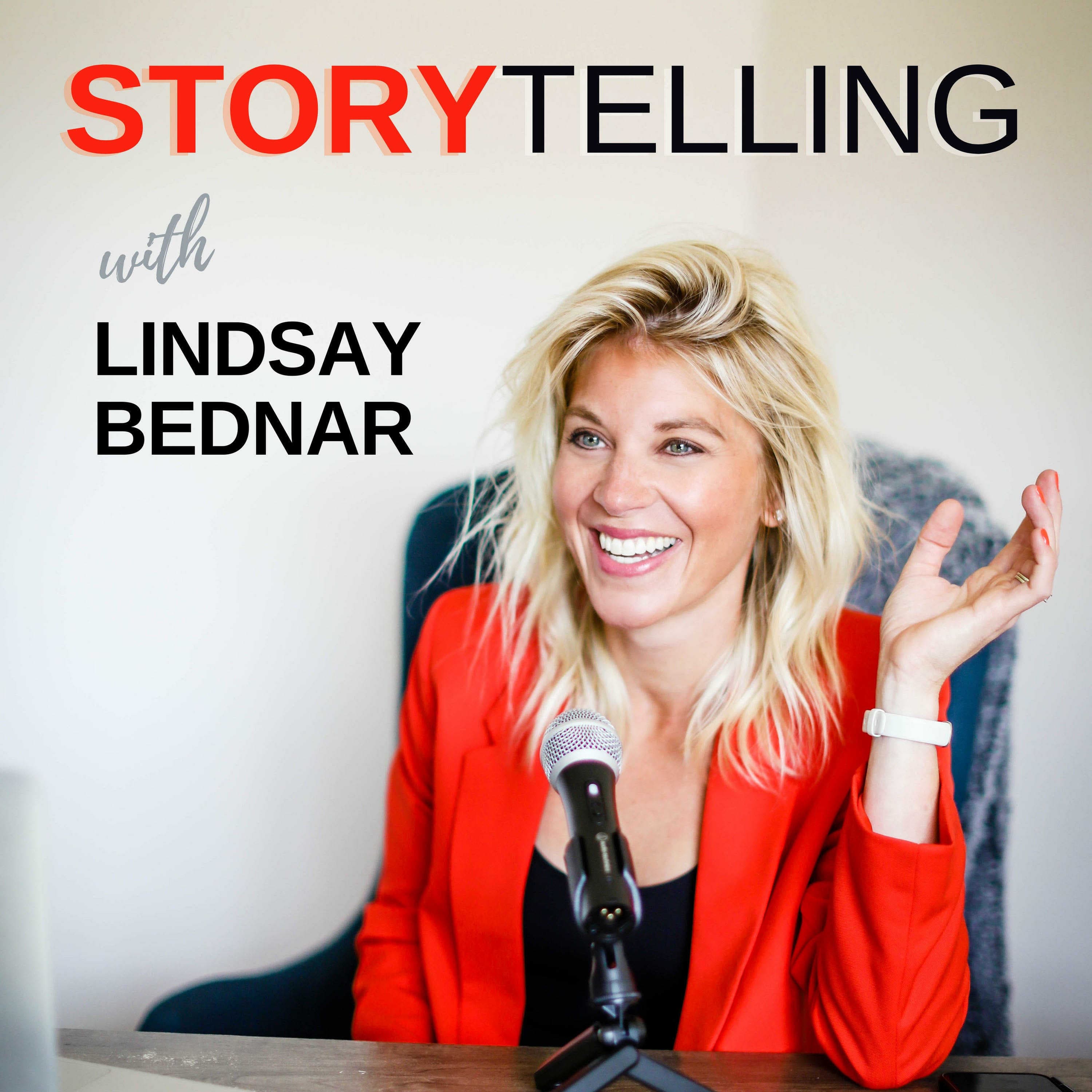 Storytelling with Lindsay Bednar podcast artwork