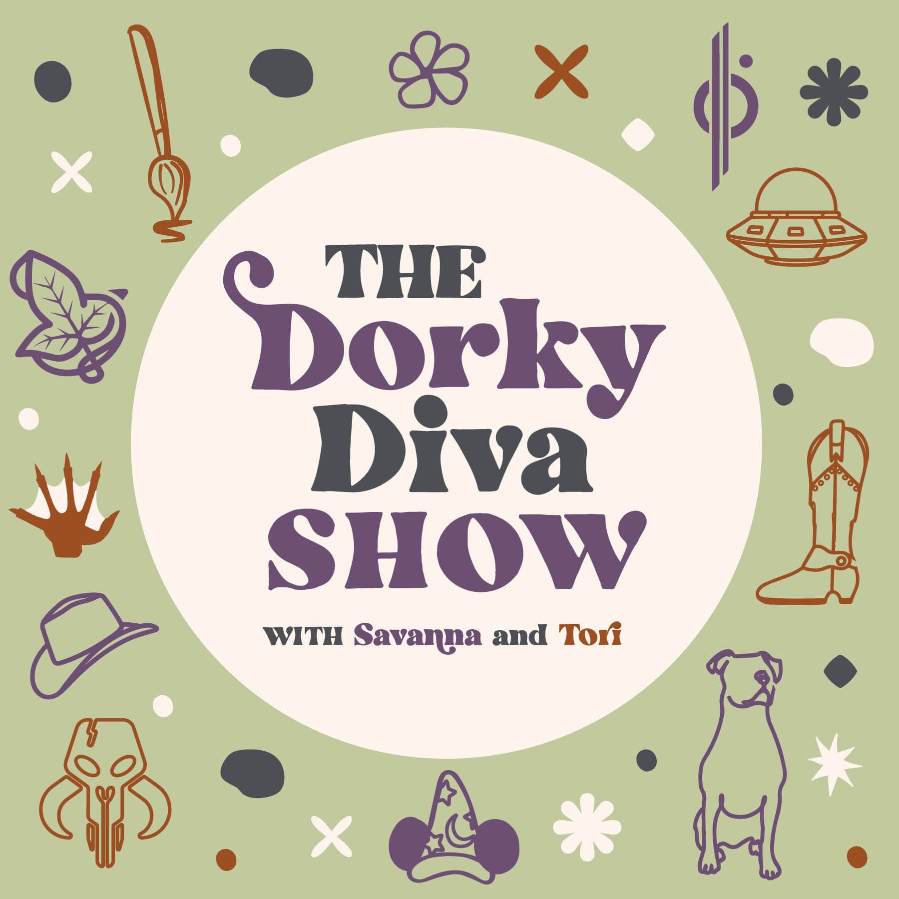The Dorky Diva Show podcast artwork