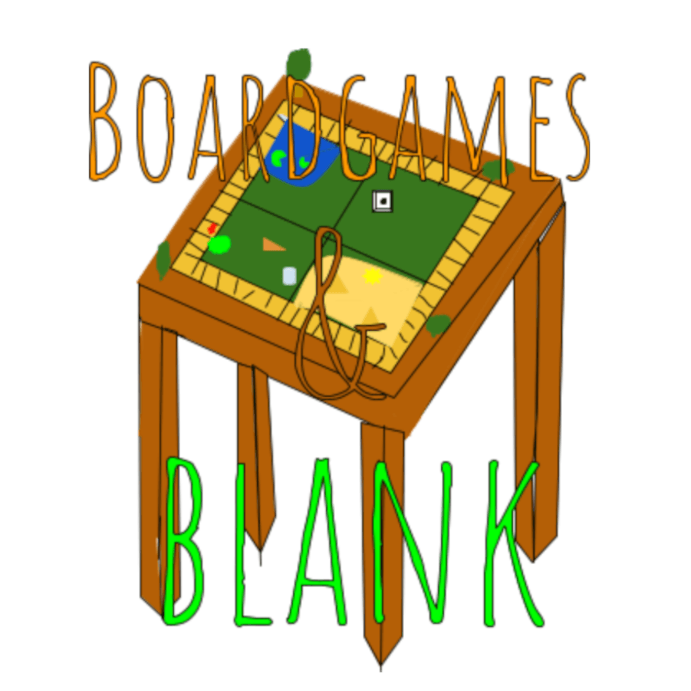Boardgames and Blank podcast artwork