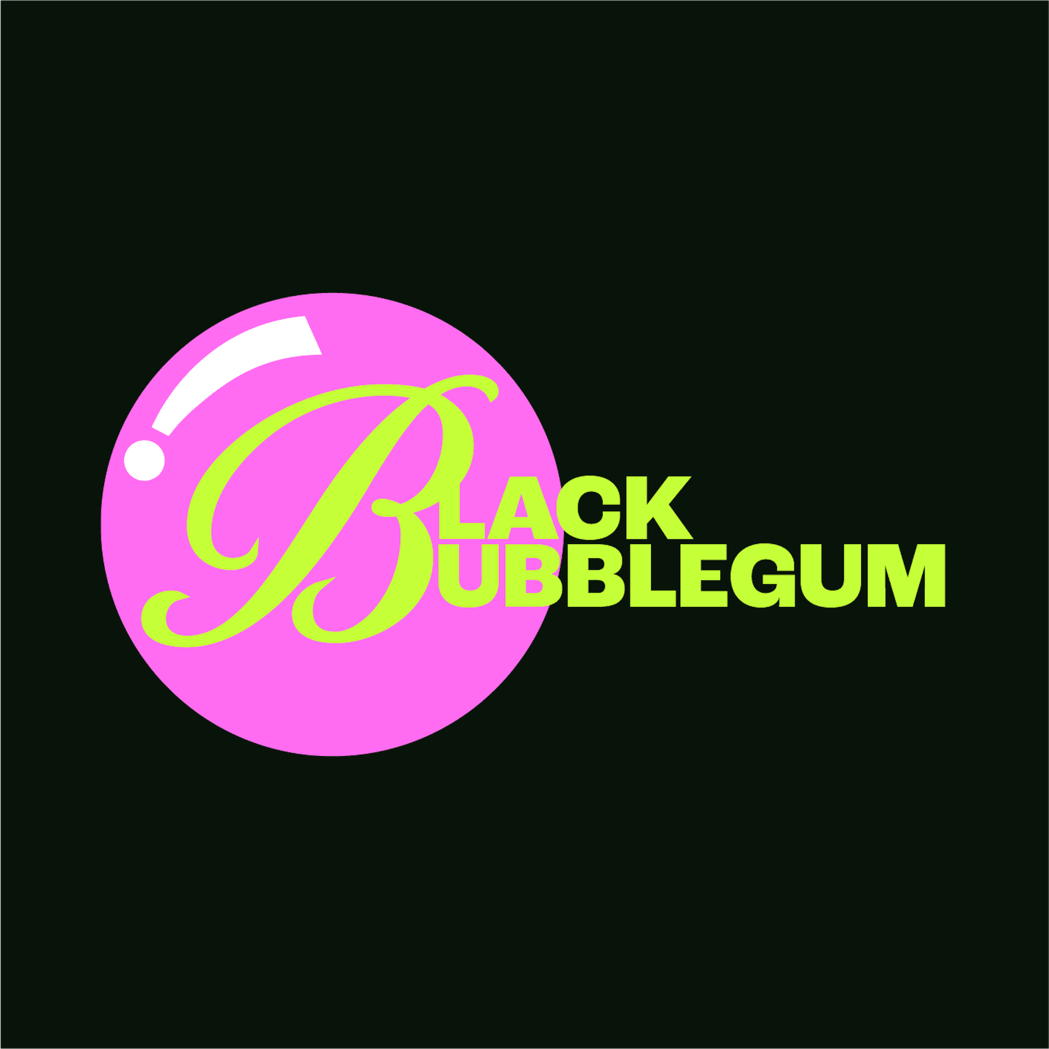 black bubblegum podcast artwork