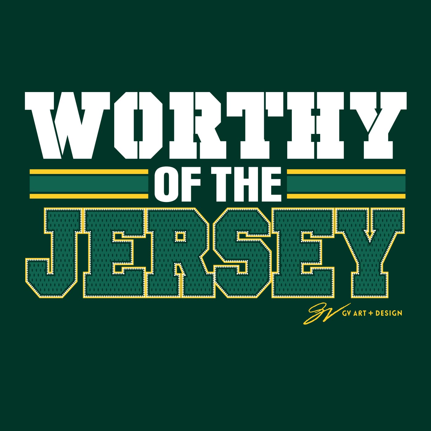 Worthy of the Jersey podcast artwork