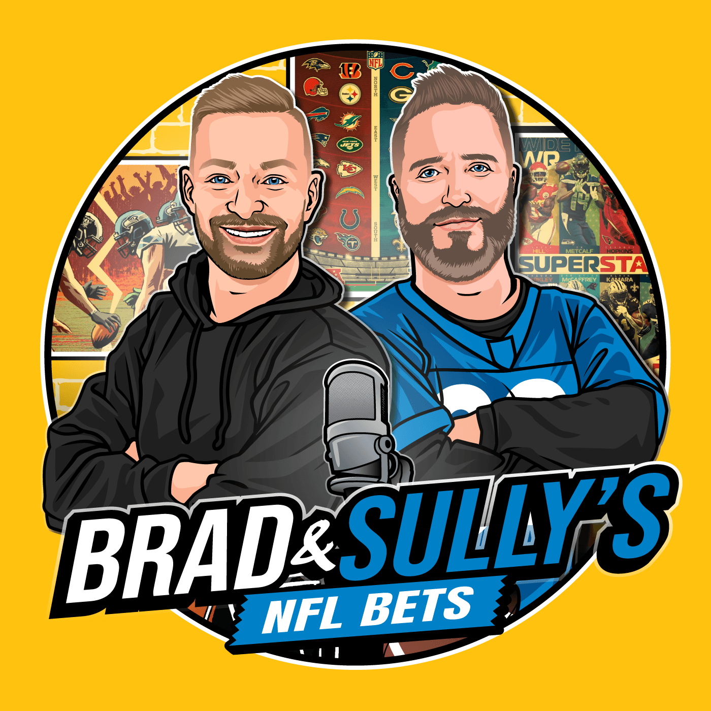 Brad & Sully's NFL Bets podcast artwork