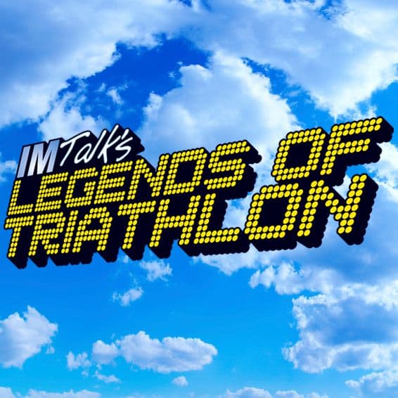 IMTalk's Legends of Triathlon podcast artwork