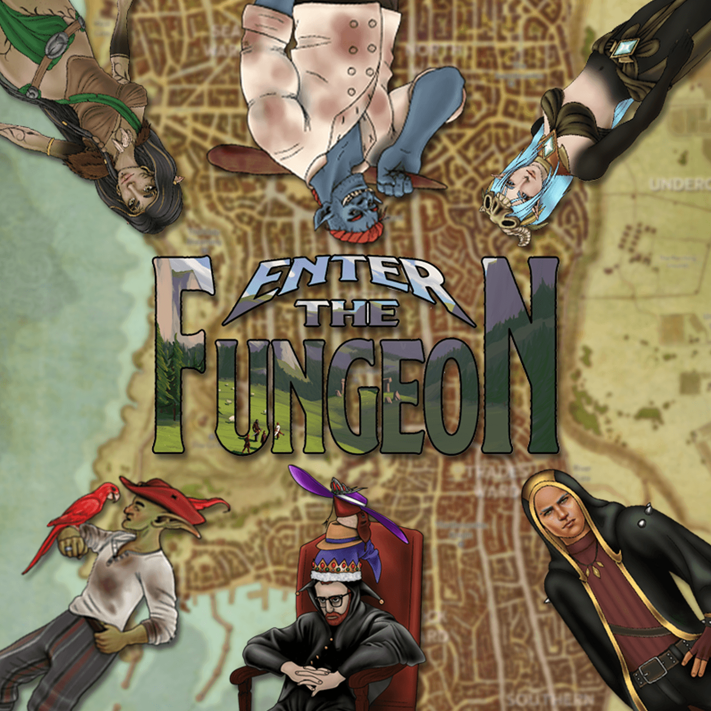 Enter the Fungeon podcast artwork