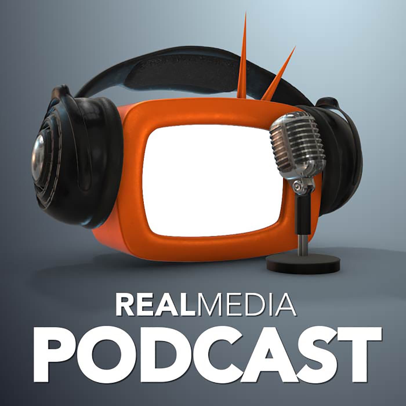In a World with Real Media podcast artwork