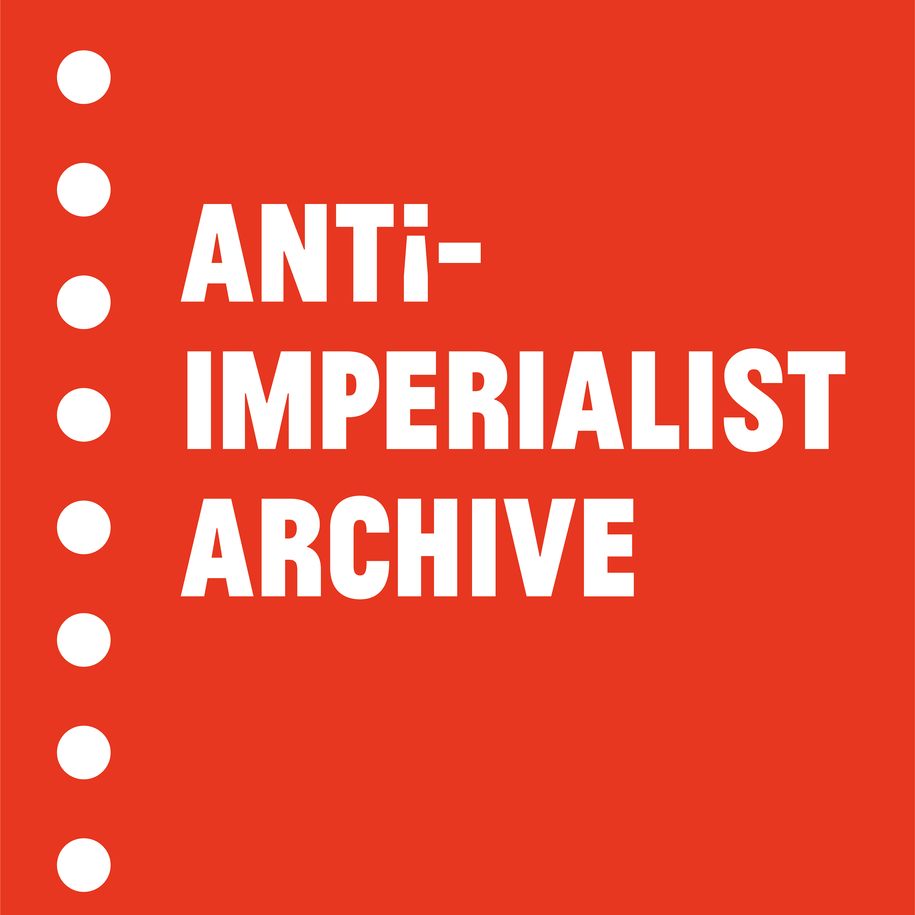 The Anti-Imperialist Archive podcast artwork