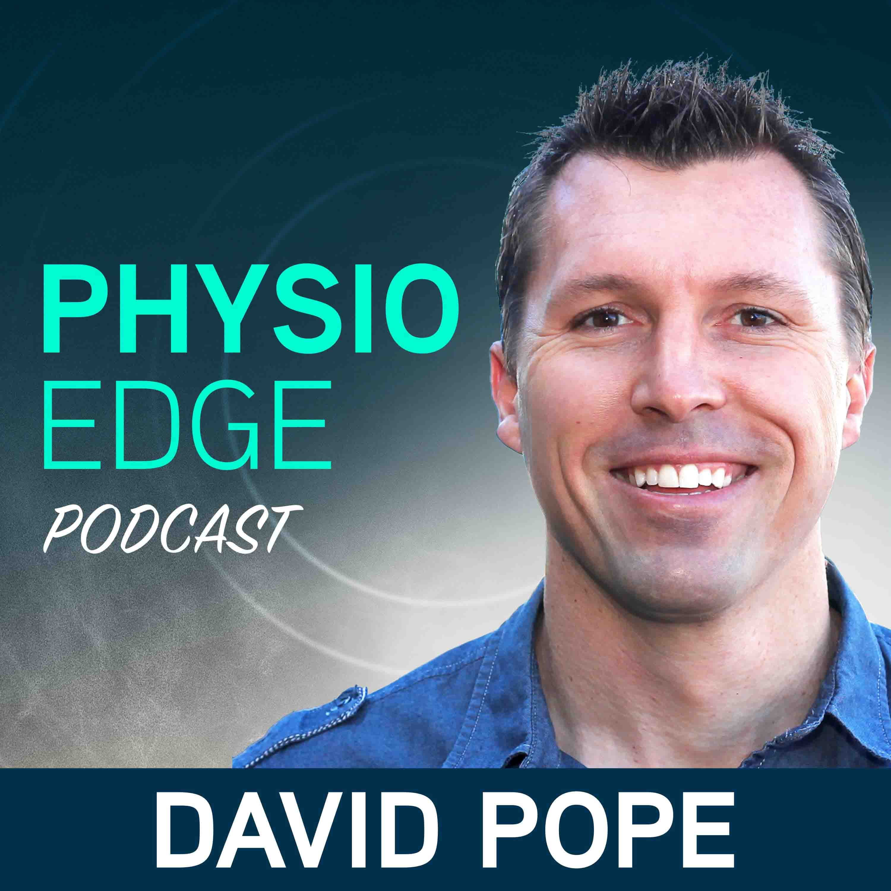 Physio Edge podcast with David Pope podcast artwork