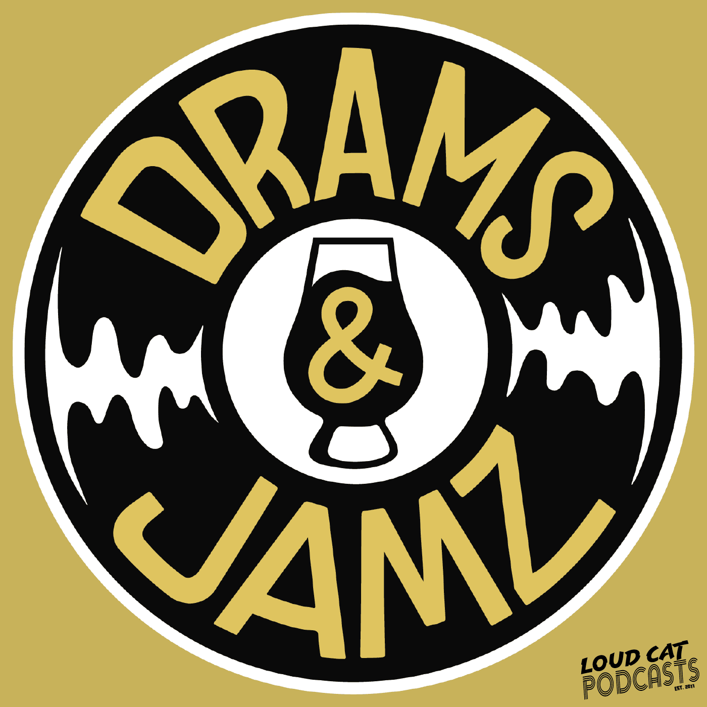 Drams and Jamz podcast artwork
