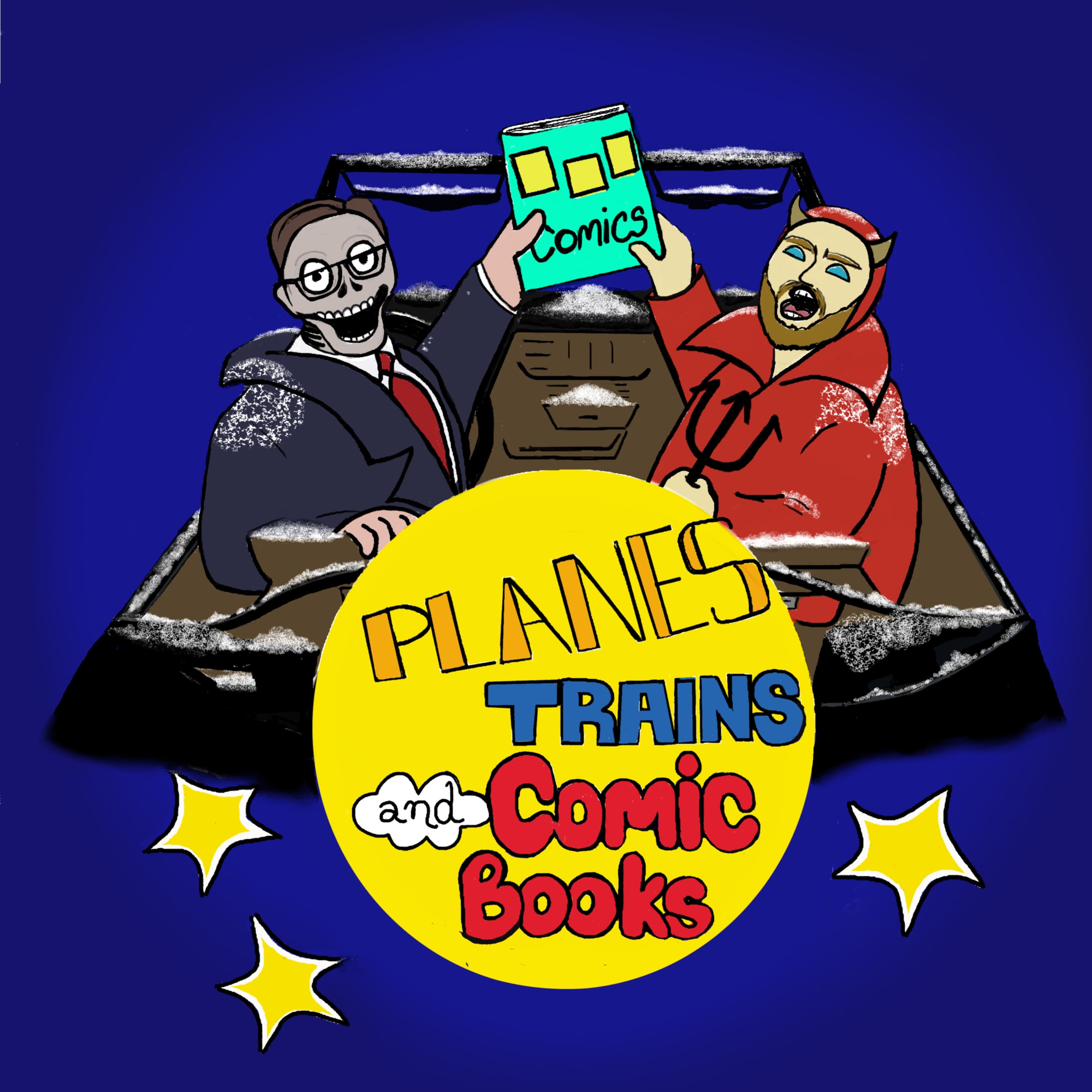 Planes, Trains and Comic Books podcast artwork