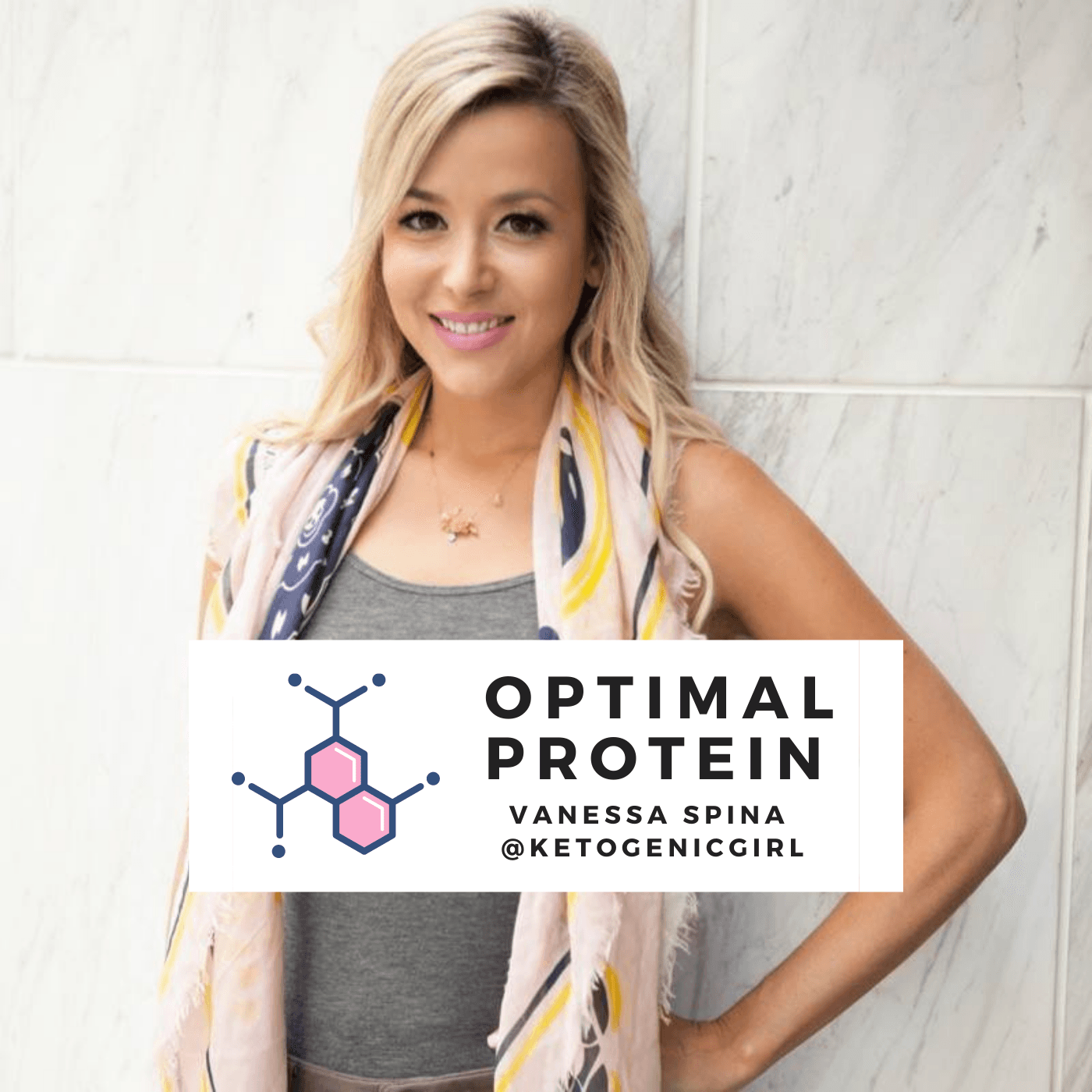 Optimal Protein Podcast with Vanessa Spina podcast artwork