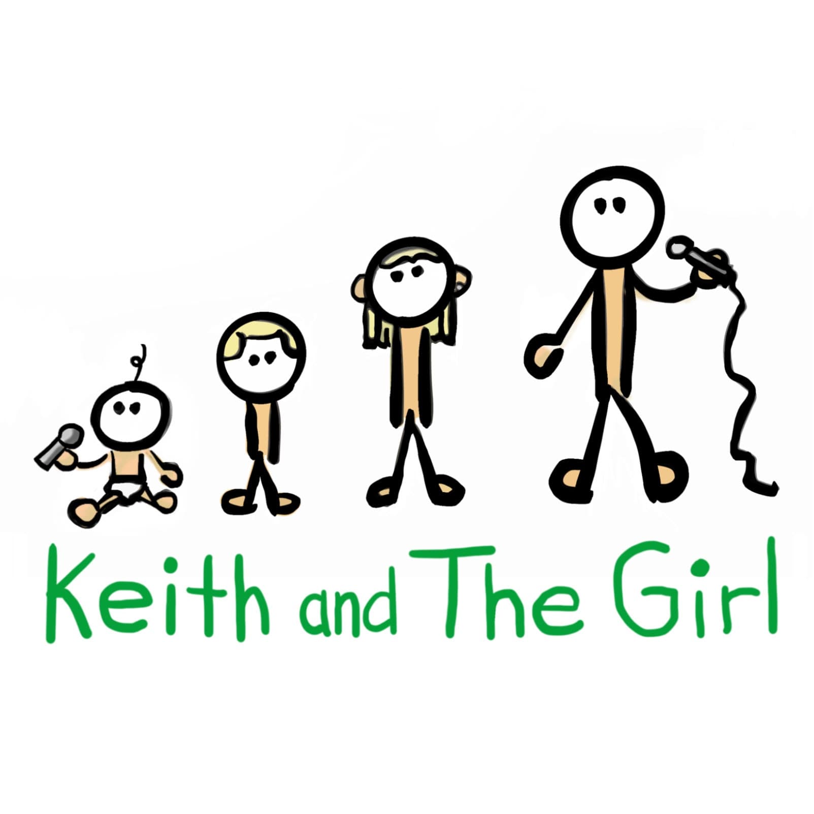 Keith and The Girl comedy talk show podcast artwork