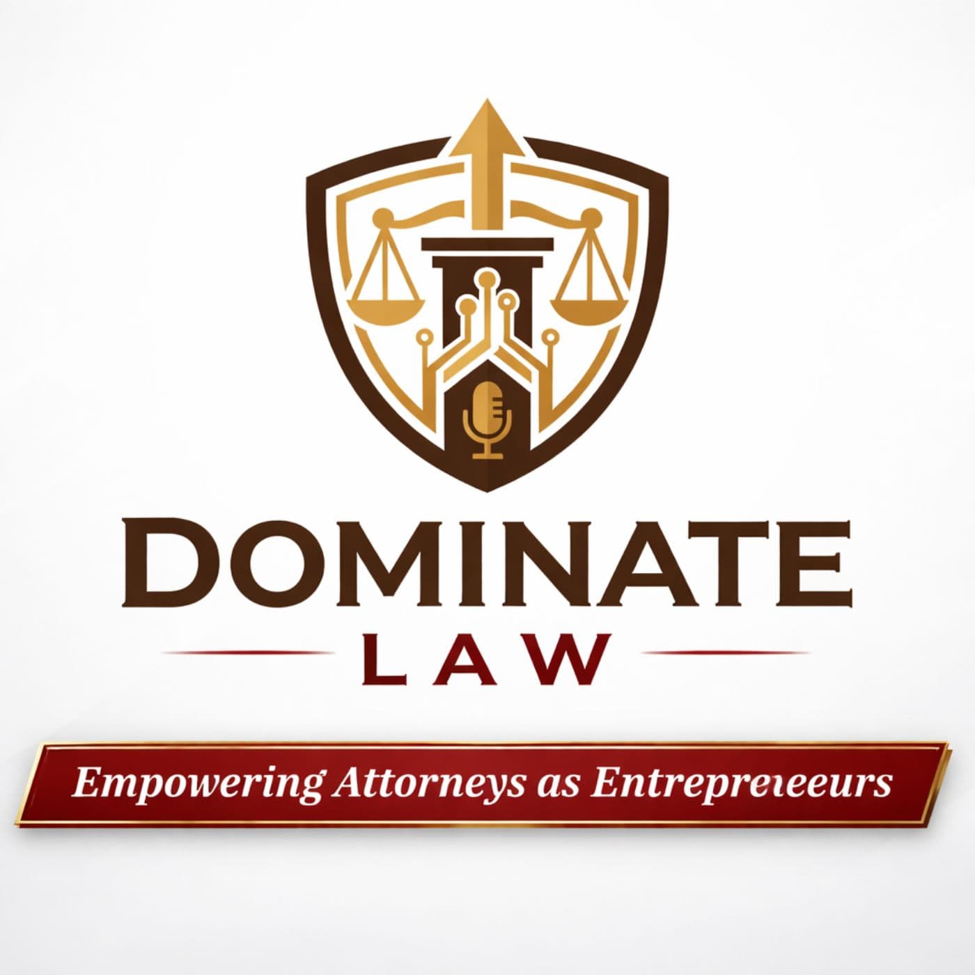 Dominate Law podcast artwork