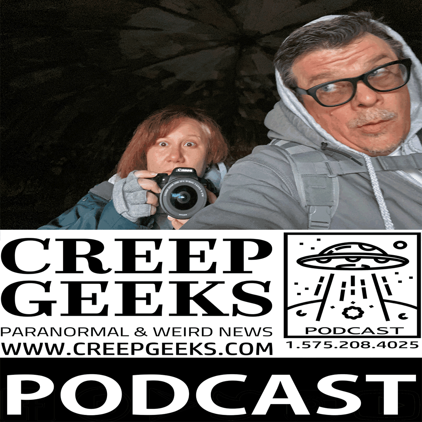 CreepGeeks Paranormal and Weird News Podcast podcast artwork