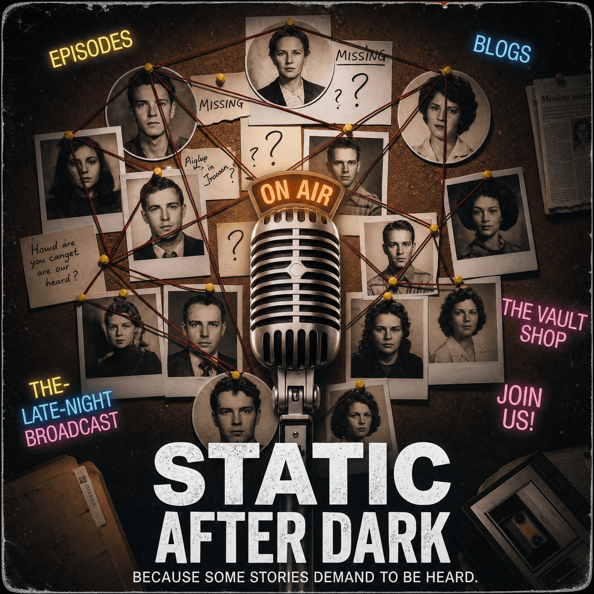 Static After Dark podcast artwork