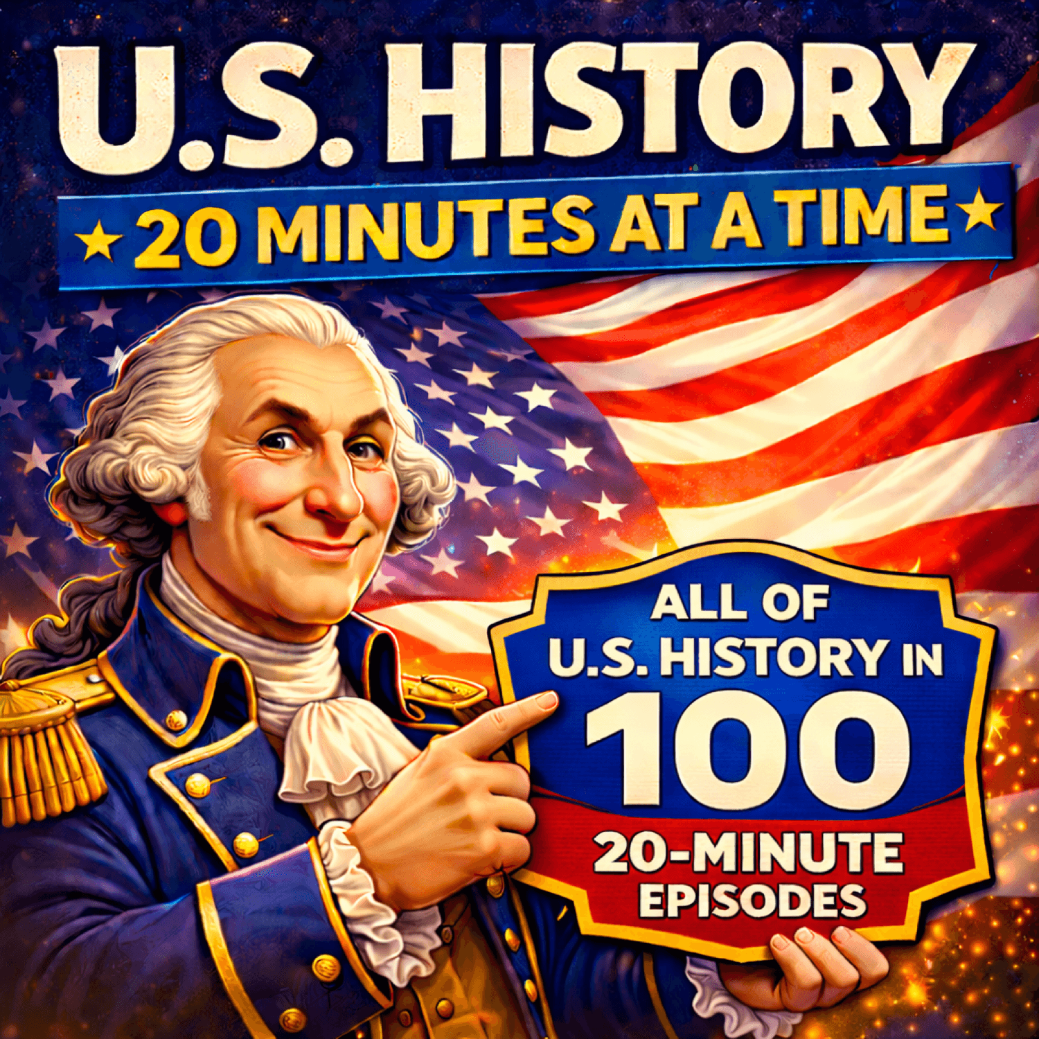 U.S. History: 20 Minutes at a Time podcast artwork