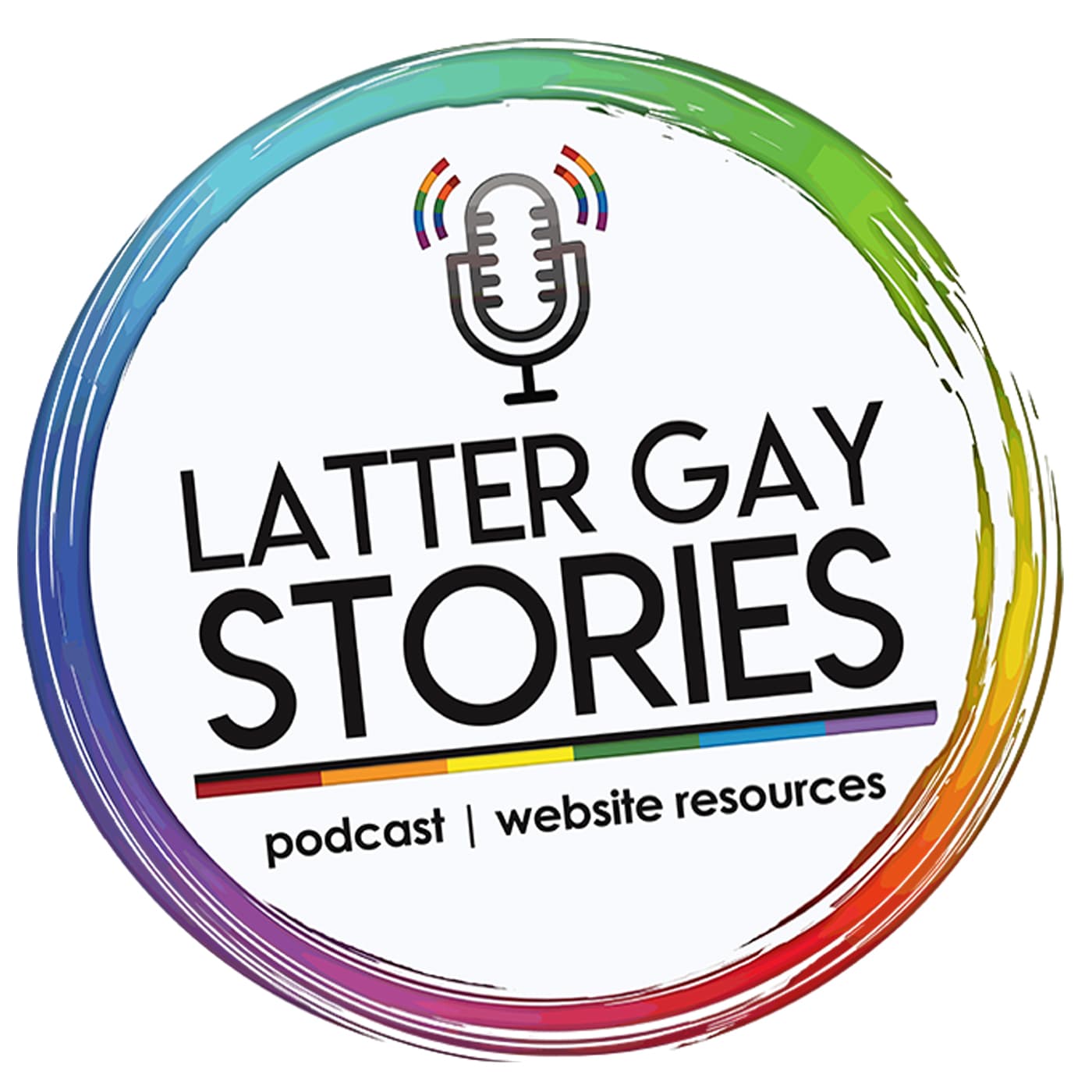 Latter Gay Stories podcast artwork