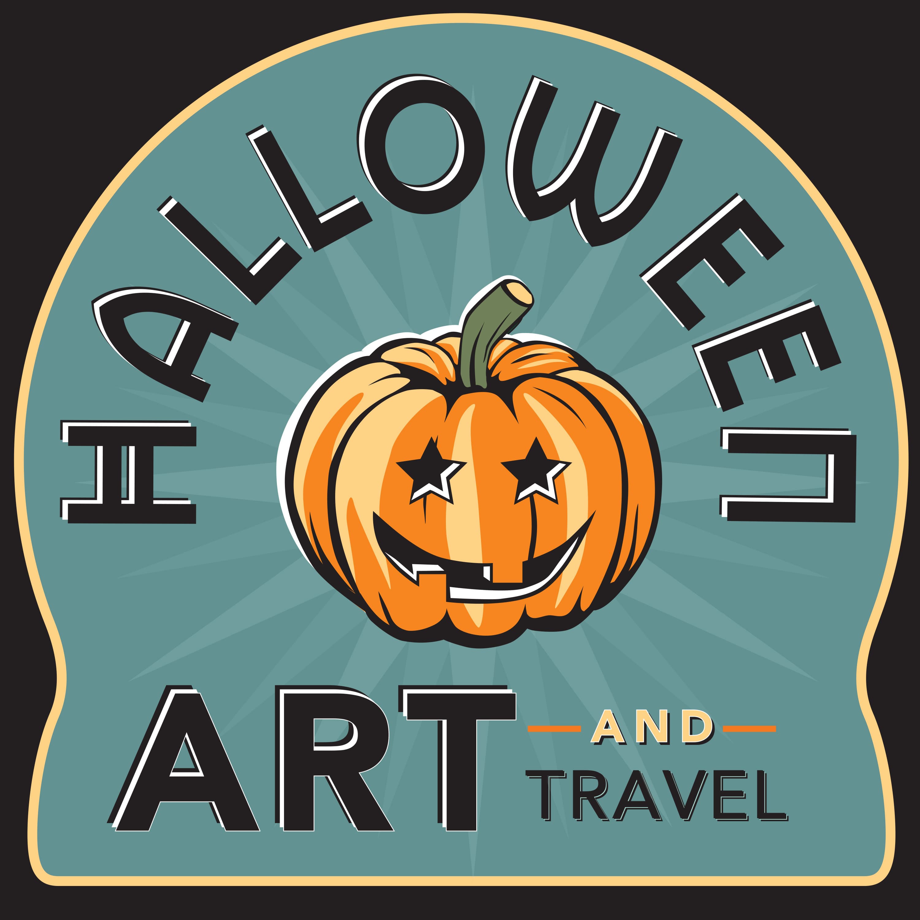 Halloween Art and Travel podcast artwork