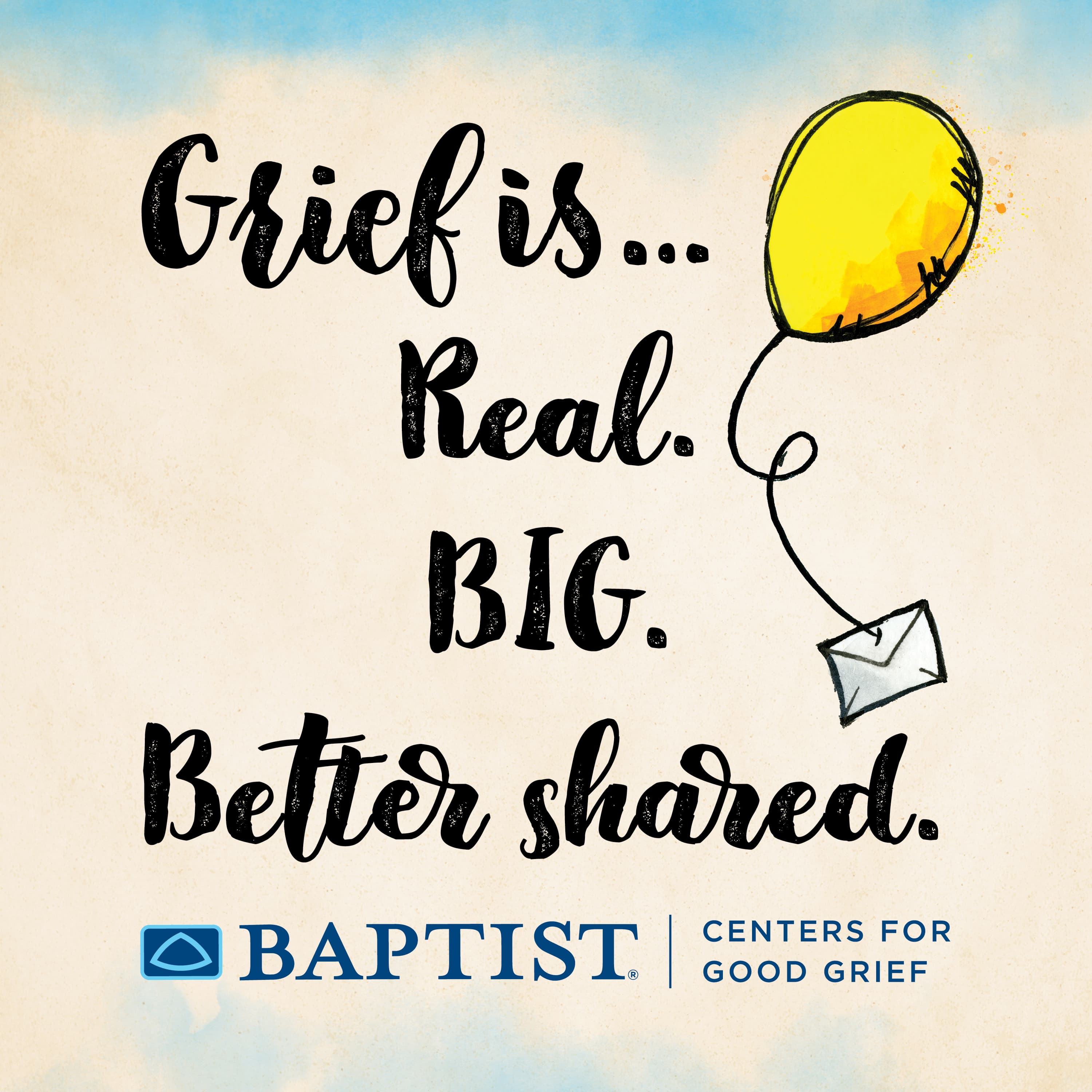 Grief is Real Big Better Shared podcast artwork