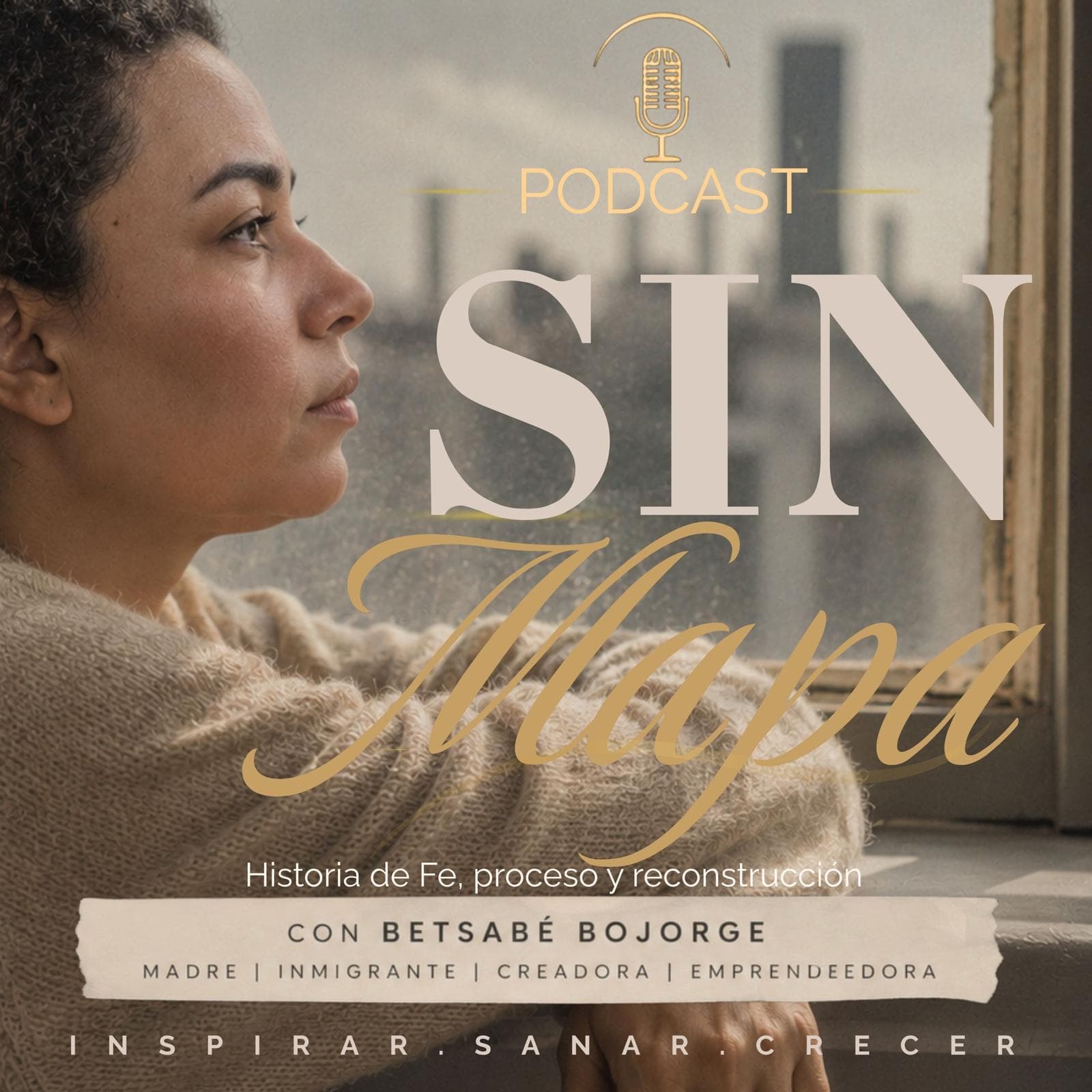 "Sin mapa con Betsabe Bojorge" podcast artwork