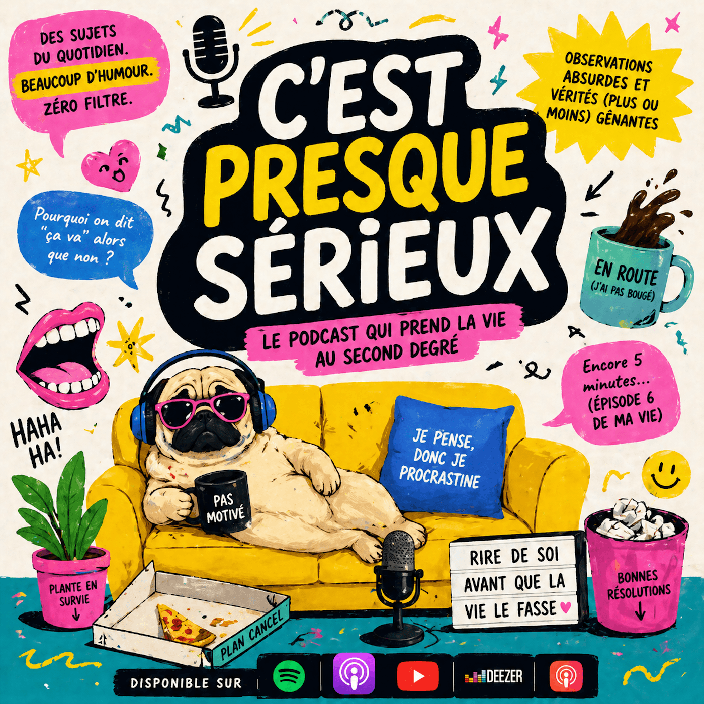 C'est Presque Sérieux podcast artwork